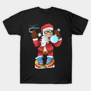 hype santa smoke weed T-Shirt